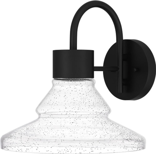 Quoizel FLX8412MBK Felix Modern Matte Black LED 12" Exterior Wall Lamp