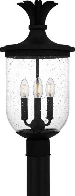 Quoizel HVN9010EK Havana Earth Black Outdoor Pole Lighting Fixture
