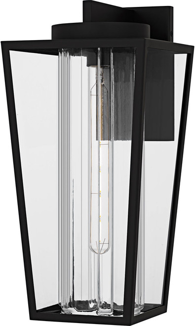 Quoizel JET8409MBK Jett Modern Matte Black 18" Outdoor Lighting Sconce