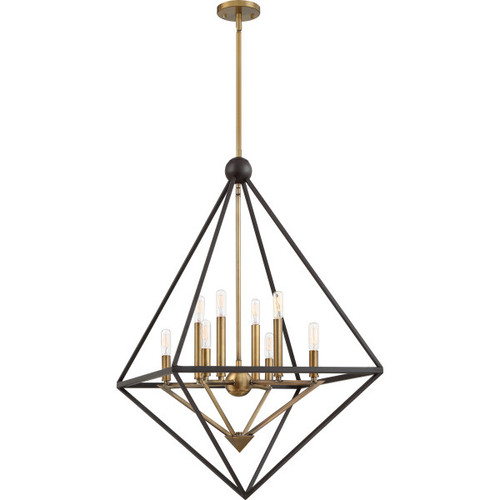 Quoizel LVR5208WT Louvre Contemporary Western Bronze 29" Foyer Lighting Fixture