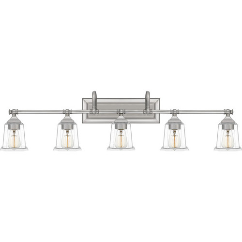 Quoizel NLC8605BN Nicholas Brushed Nickel 5-Light Vanity Light