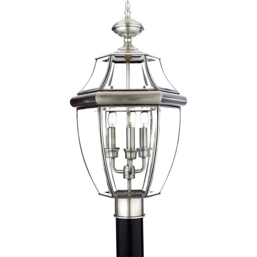 Quoizel NY9043P Newbury Pewter Exterior 12.5" Post Lighting