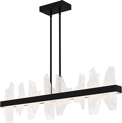 Quoizel PCAUR142MBK Aurelia Contemporary Matte Black LED Kitchen Island Lighting