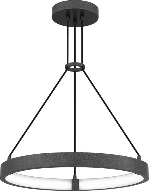 Quoizel PCDRU2824PCI Drury Contemporary Pewter Cast Iron LED Pendant Light