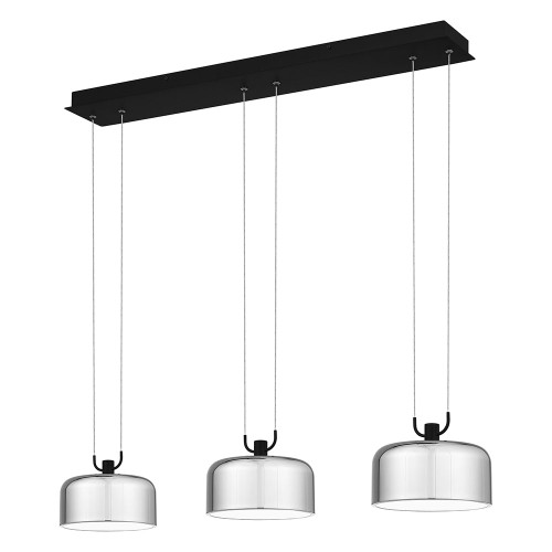 Quoizel PCGAB335MBK Gabriel Modern Matte Black LED Multi Ceiling Light Pendant
