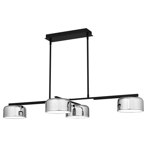 Quoizel PCGAB449MBK Gabriel Modern Matte Black LED Kitchen Island Lighting