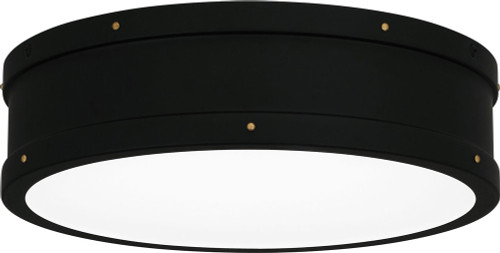 Quoizel QF5224MBK Quoizel Fixture Contemporary Matte Black LED Ceiling Light
