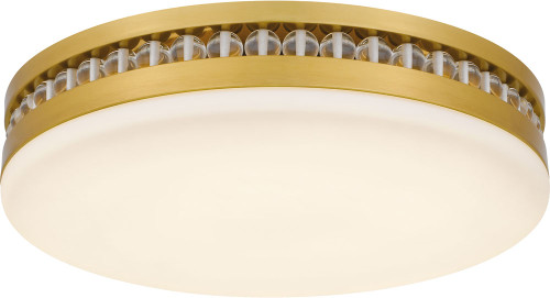 Quoizel QFL6785BRG Modern Brushed Gold LED Ceiling Light Fixture
