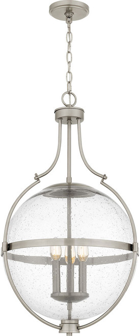 Quoizel QP6169BN Quoizel Pendant Modern Brushed Nickel Drop Lighting