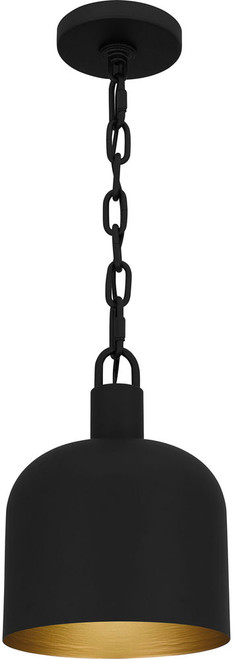Quoizel QPP6206MBK Quoizel Piccolo Pendant Contemporary Matte Black Mini Drop Ceiling Lighting