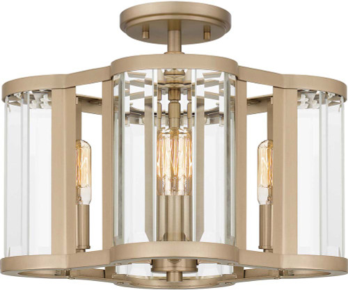 Quoizel QSF6193BGD Contemporary Bronze Gold Ceiling Light