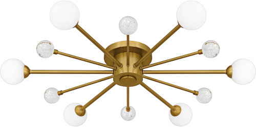 Quoizel QSF6781BRG Brushed Gold Flush Mount Lighting