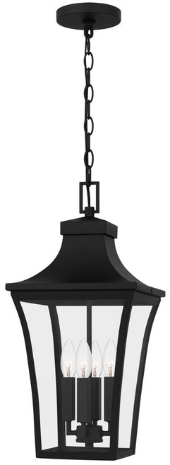 Quoizel QTN1910EK Quentin Modern Earth Black Outdoor Ceiling Pendant Light