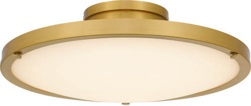 Quoizel QSF6784BRG Contemporary Brushed Gold LED Overhead Lighting Fixture