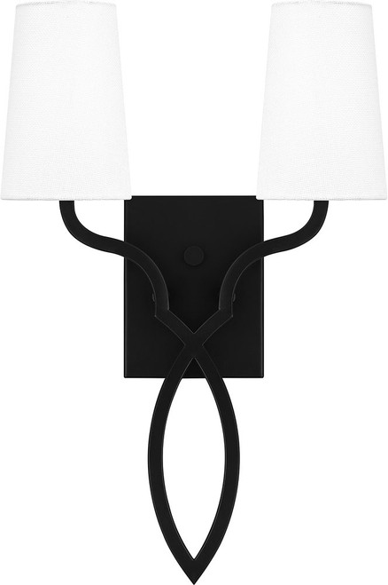 Quoizel QW16130MBK Matte Black Sconce Lighting