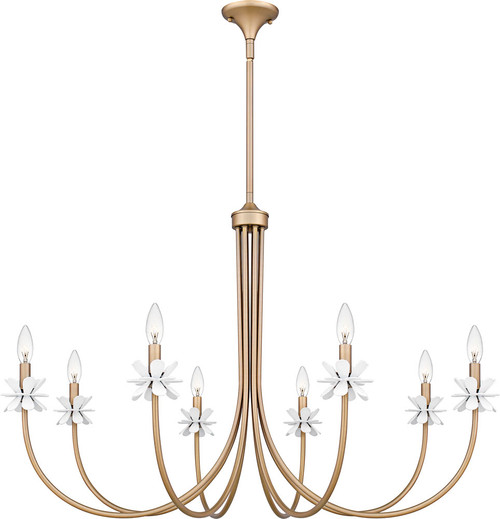 Quoizel REY5042BGD Remy Contemporary Bronze Gold Chandelier Light