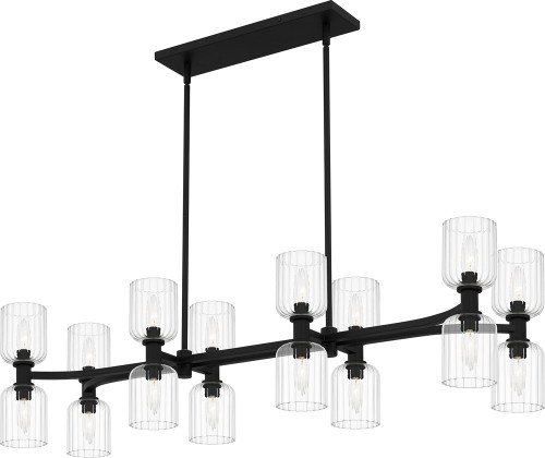 Quoizel RMD846MBK Ramada Modern Matte Black Island Light Fixture
