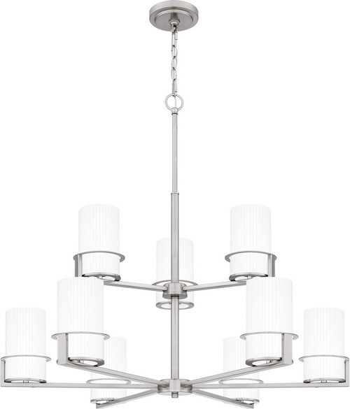 Quoizel SEY5032BN Seymour Contemporary Brushed Nickel Lighting Chandelier