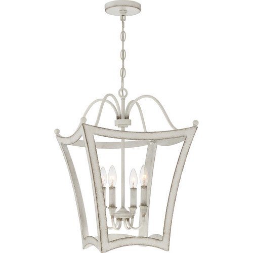 Quoizel SUM5216AWH Summerford Antique White Foyer Lighting