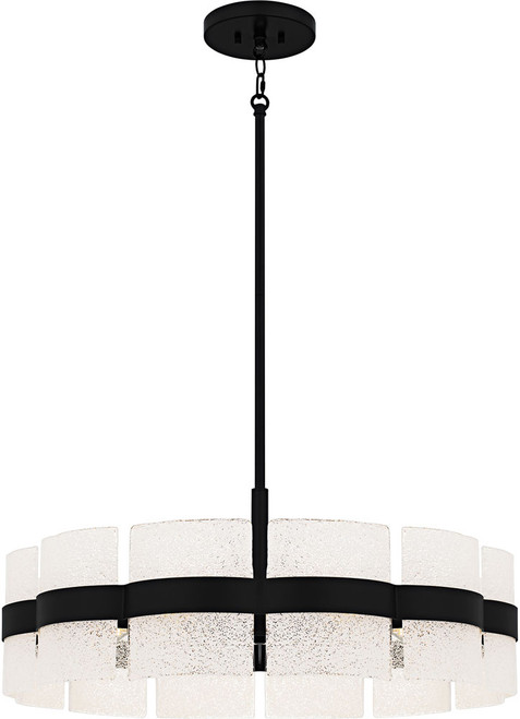 Quoizel SWE2830MBK Sweeney Contemporary Matte Black Pendant Light