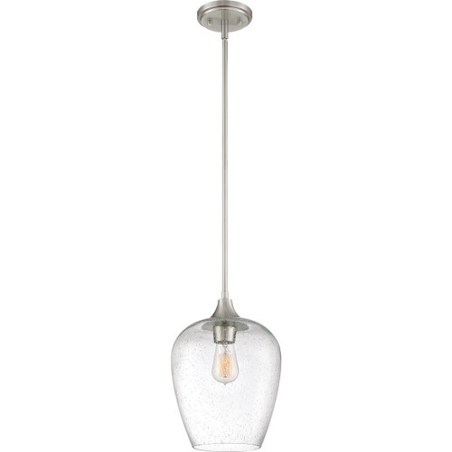 Quoizel TWE1510BN Towne Contemporary Brushed Nickel Mini Pendant Light