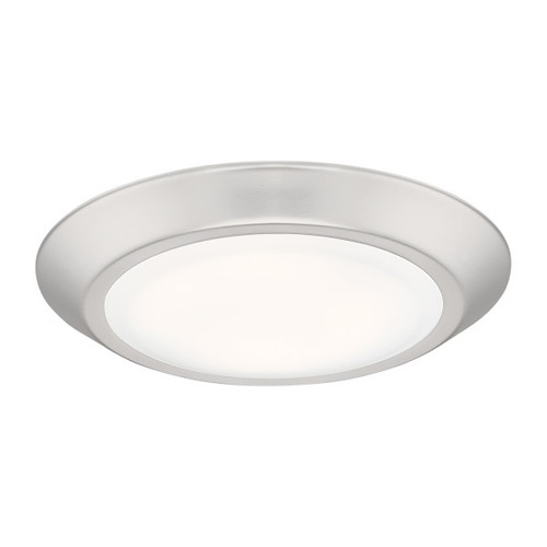 Quoizel VRG1608BN Verge Contemporary Brushed Nickel LED 8" Flush Mount Ceiling Light Fixture