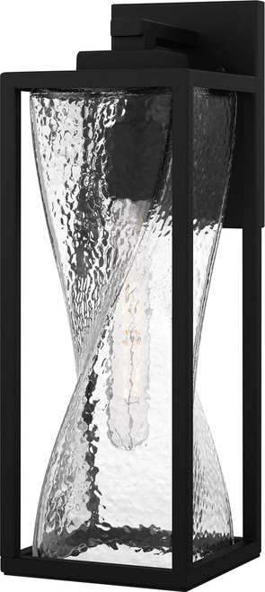 Quoizel ZAR8406MBK Zarah Modern Matte Black Medium Outdoor Wall Mounted Lamp