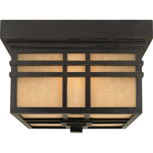 Quoizel HC1612IB Hillcrest outdoor ceiling light fixture in imperial bronze