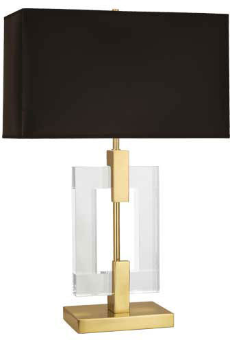 Robert Abbey 1011B Lincoln Modern Brass Table Light