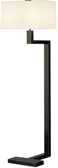 Robert Abbey 148 Doughnut Modern Deep Patina Bronze Floor Light