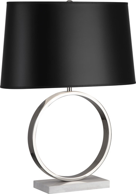 Robert Abbey 2791B Logan Modern Polished Nickel Table Light