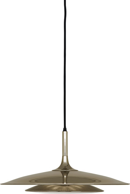 Robert Abbey 3390 Axiom Contemporary Polished Gold Halogen Drop Lighting Fixture