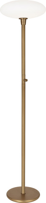 Robert Abbey B2045 Rico Espinet Ovo Contemporary Aged Brass Torchiere Light