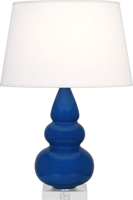 Robert Abbey CT33X Triple Gourd Modern Lily Glazed Ceramic Small Table Lamp Lighting