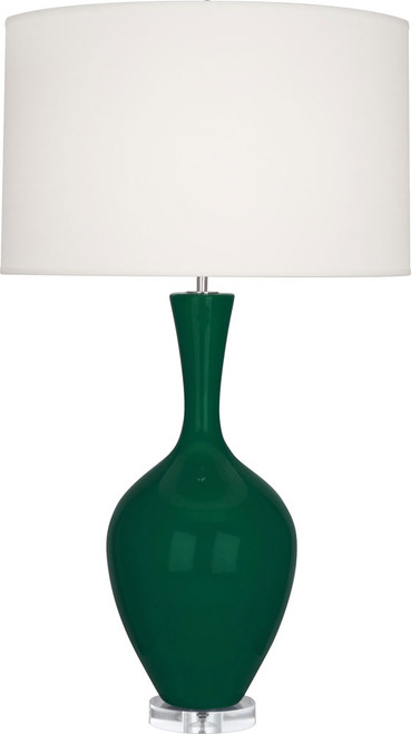 Robert Abbey JU980 Audrey Contemporary Lily Glazed Ceramic Table Light