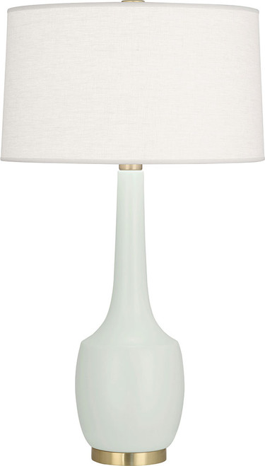 Robert Abbey MCL70 Delilah Contemporary Celadon Glazed Ceramic Table Lamp