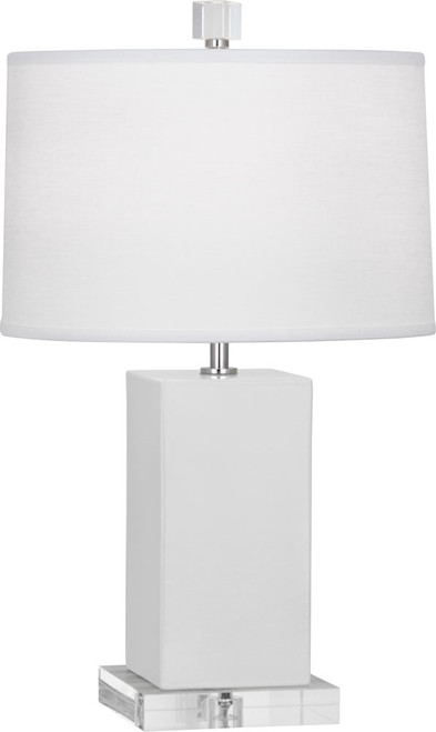 Robert Abbey MDY90 Harvey Modern Lily Glazed Ceramic Table Light