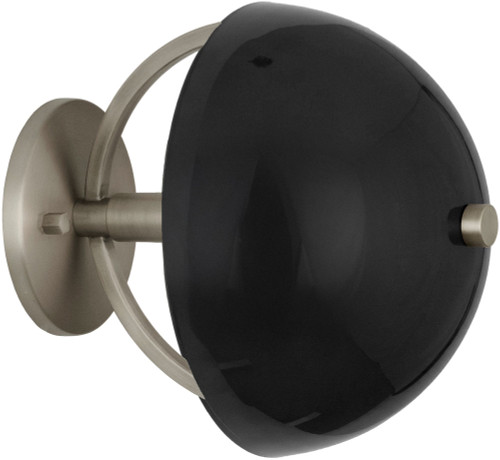Robert Abbey P604BLK Mavisten Edition Copernica Contemporary Pewter Wall Mounted Lamp