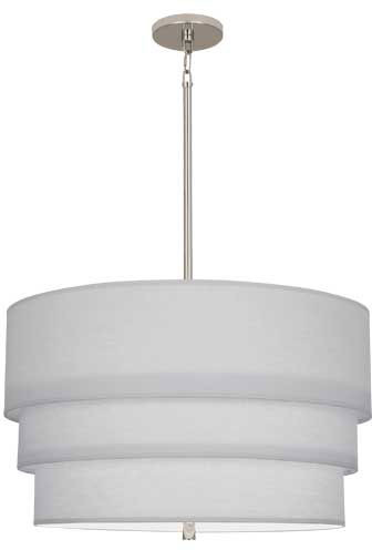 Robert Abbey PG142 Decker Polished Nickel Ceiling Pendant Light