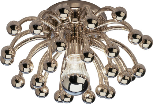 Robert Abbey S1305 Anemone Contemporary Polished Nickel Ceiling Lighting