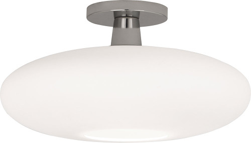 Robert Abbey S2039 Rico Espinet Ovo Contemporary Polished Nickel Ceiling Lighting Fixture