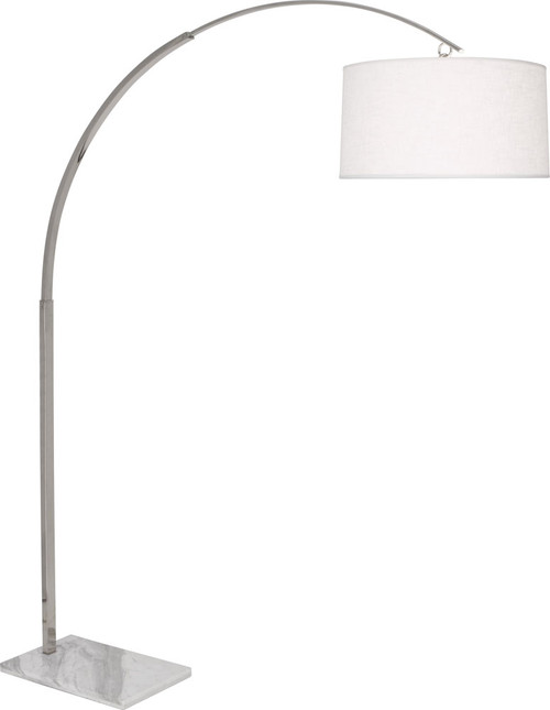 Robert Abbey S2286 Archer Modern Polished Nickel 81" Floor Lamp Light