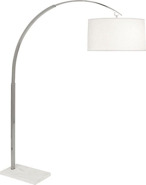 Robert Abbey S2287 Archer Contemporary Polished Nickel 66" Light Floor Lamp