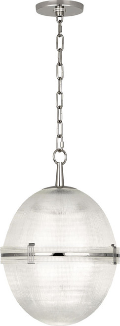 Robert Abbey S3393 Brighton Modern Polished Nickel Foyer Light Fixture