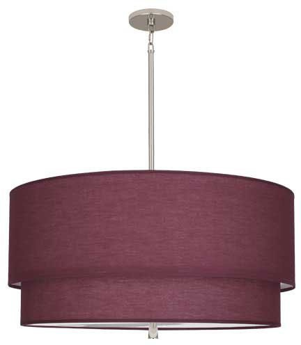 Robert Abbey VW140 Decker Polished Nickel Drum Pendant Lighting