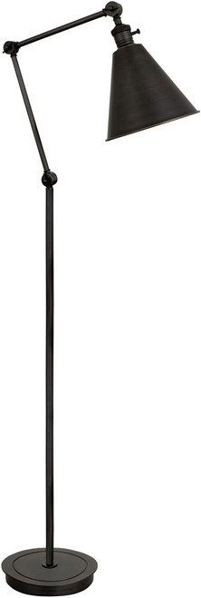 Robert Abbey Z2422 Alloy Vintage Deep Patina Bronze Floor Lamp Lighting