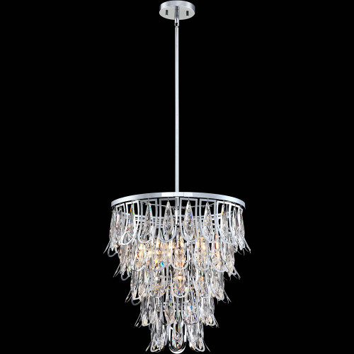 SDQ Lighting PD37706CH Modern Chrome Drop Ceiling Light Fixture