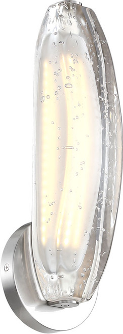 SDQ Lighting VL36020CH Contemporary Chrome LED Light Sconce