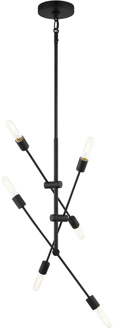 Visual Comfort Studio 3100506-112 Axis Contemporary Midnight Black 35" Lighting Chandelier