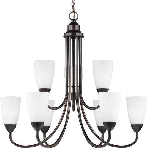 Generation Lighting 3120209EN3-710 Seville Burnt Sienna LED Chandelier Light